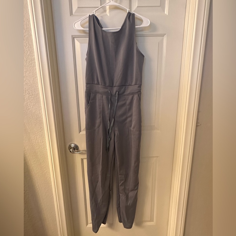 Bluish Gray Jumpsuit
